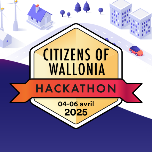 Visuel avec logo Citizens of Wallonia 2025 avec dates.