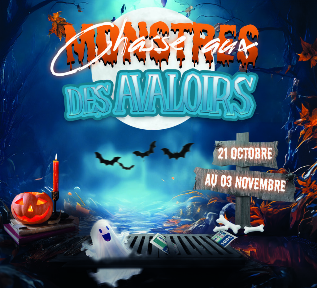 Visuel promotionnel du challenge "chasse aux monstres des avaloirs".